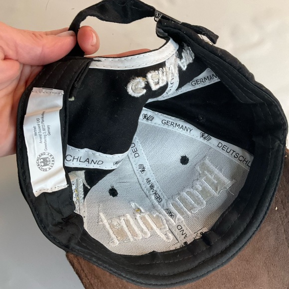 Frankfurt Original Adjustable Black Embroidered Hat Made in Germany - Picture 4 of 4